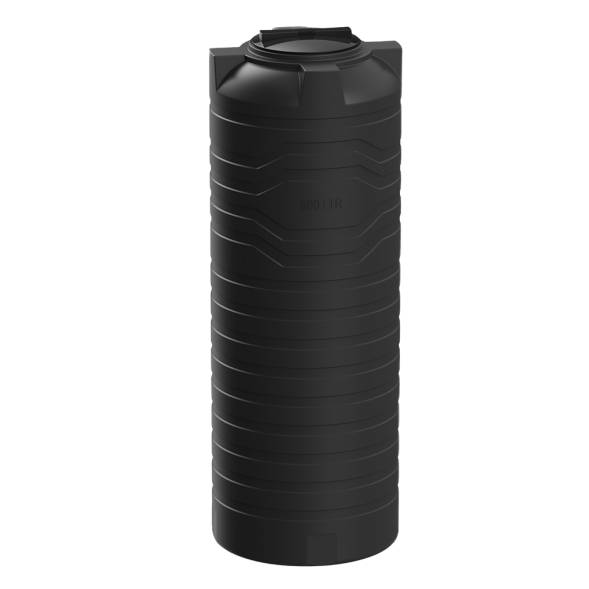 Емкость пластиковая цилиндрическая вертикальная, 500 л, черный [TN500S1]