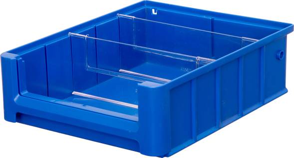 Лоток (контейнер) полочный для мелких деталей и компонентов SK, 300х234х90 мм, синий [SK 3209]