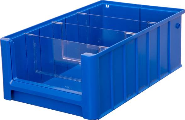Лоток (контейнер) полочный для мелких деталей и компонентов SK, 400х234х140 мм, синий [SK 4214]