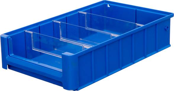 Лоток (контейнер) полочный для мелких деталей и компонентов SK, 400х234х90 мм, синий [SK 4209]