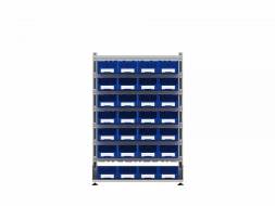 Стеллаж для пластиковых лотков ДВК SORTEX односторонний 1500x1000x450.03