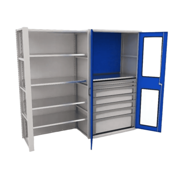 Шкаф модульный для инструментов IRON MODUL №9, 2 секции, 1960х2220х620 мм [КГ026812]