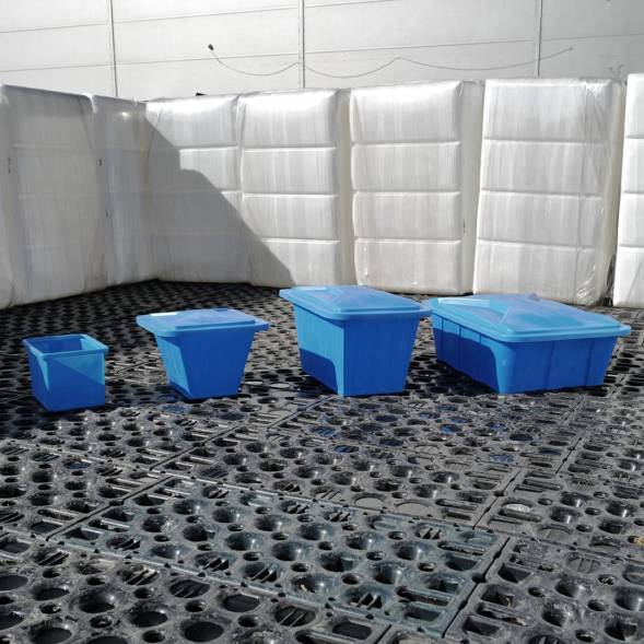 Ванна пластиковая пищевая К, 90 л, HDPE, черный [132.0090.899.0]