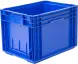 Евроконтейнер пластиковый перфорированный RL-KLT 4280, 396x297x280 мм, 24,1 л, голубой