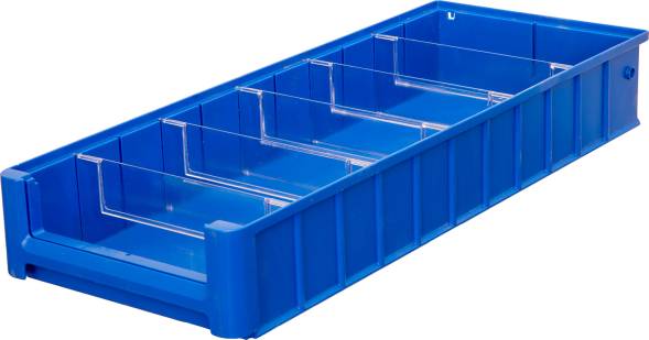 Лоток (контейнер) полочный для мелких деталей и компонентов SK, 600х234х90 мм, синий [SK 6209]