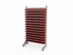 Стеллаж для пластиковых лотков ДВК SORTEX односторонний 1800x1000x450.01