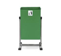 Урна уличная металлическая квадратная, 25 л