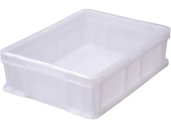 Ящик пластиковый сплошной, 400×300×120 мм, 10.6 л, серый [701.03.02]