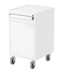 Тумба с выдвижными ящиками Treston 45/66, левая дверь, роликовые колеса, 60749309