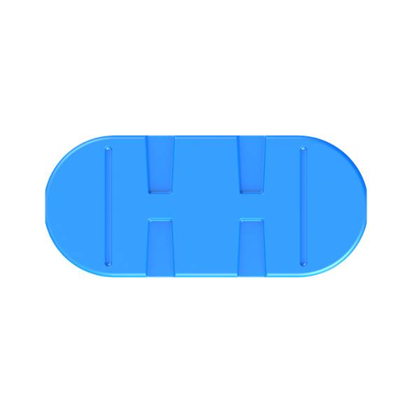 Емкость пластиковая прямоугольная для хранения воды, жидкостей и дизельного топлива, 1000 л, синий [TSN1000S13]