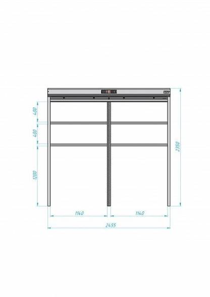 Роллетный шкаф ROLL-BOX SIMPLE Plus 24.05.22.V1-1