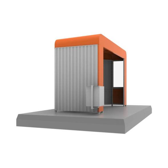 Павильон остановочный мод. 1, 3700x1500x2430 мм