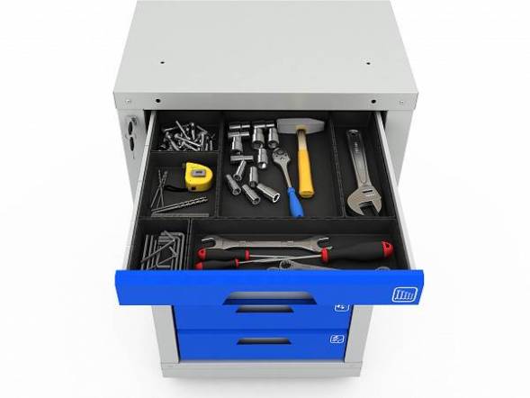 Тумба инструментальная модульная ДВК WOKER PRO 0103 S