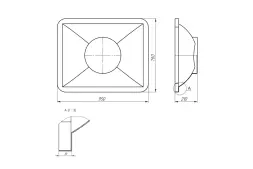 Крышка пластиковая для пищевой ванны K 200 л, белый [133.0200.001.0]