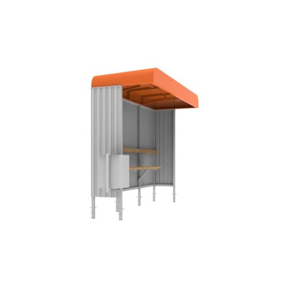 Павильон остановочный мод. 2, 3495x1215x2381 мм