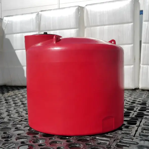 Емкость TOR 2000л КАС с откидной крышкой красная