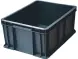 Ящик пластиковый сплошной, 400×300×180 мм, 16.6 л, синий [702.03.02]