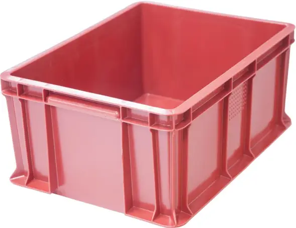 Ящик пластиковый сплошной, 400×300×180 мм, 16.6 л, синий [702.03.02]