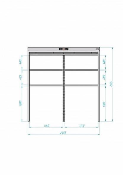 Роллетный шкаф ROLL-BOX SIMPLE Plus 24.05.22.V2-1